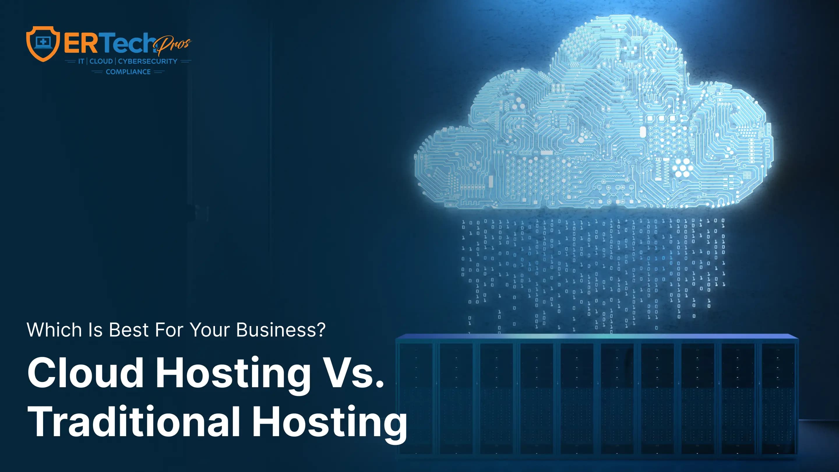 IT experts check their server room to see if they need cloud hosting platforms for their business.