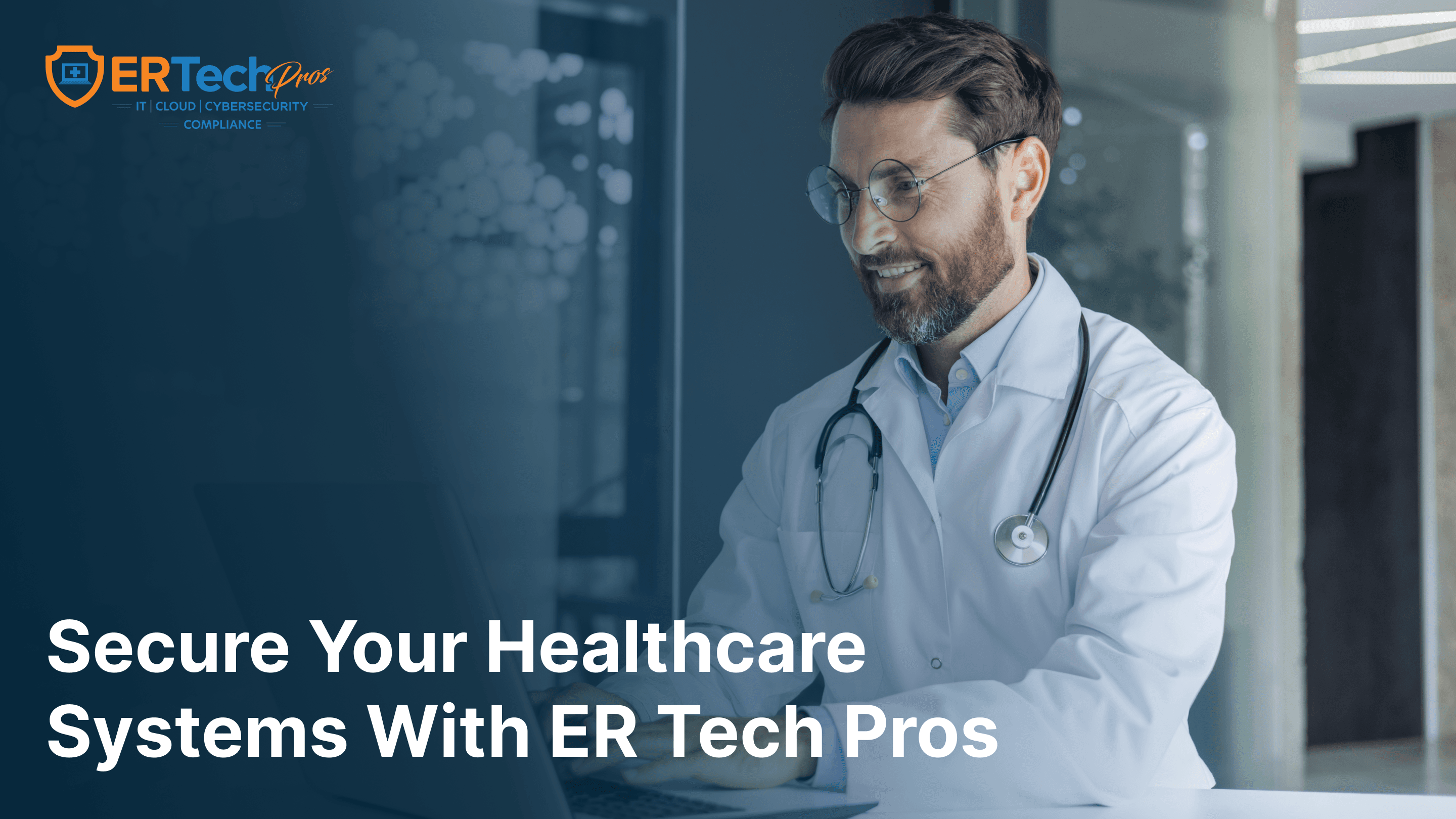 A healthcare provider follows strict cybersecurity measures as they log in to their work laptop.