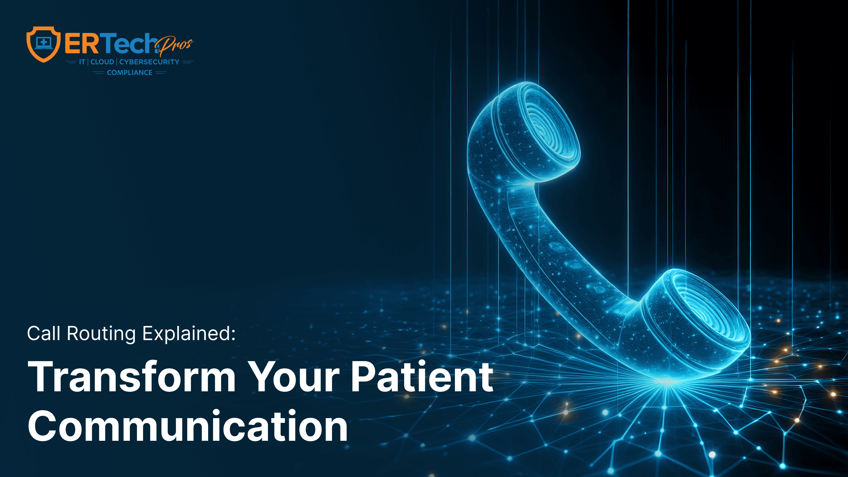 A healthcare staff member uses a VoIP phone system with call routing features to efficiently connect with patients.