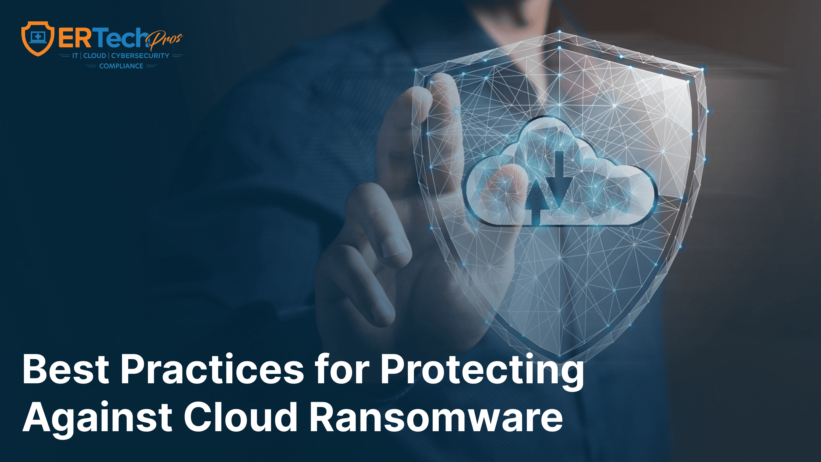 Cloud ransomware attack encrypting business data in a cloud environment