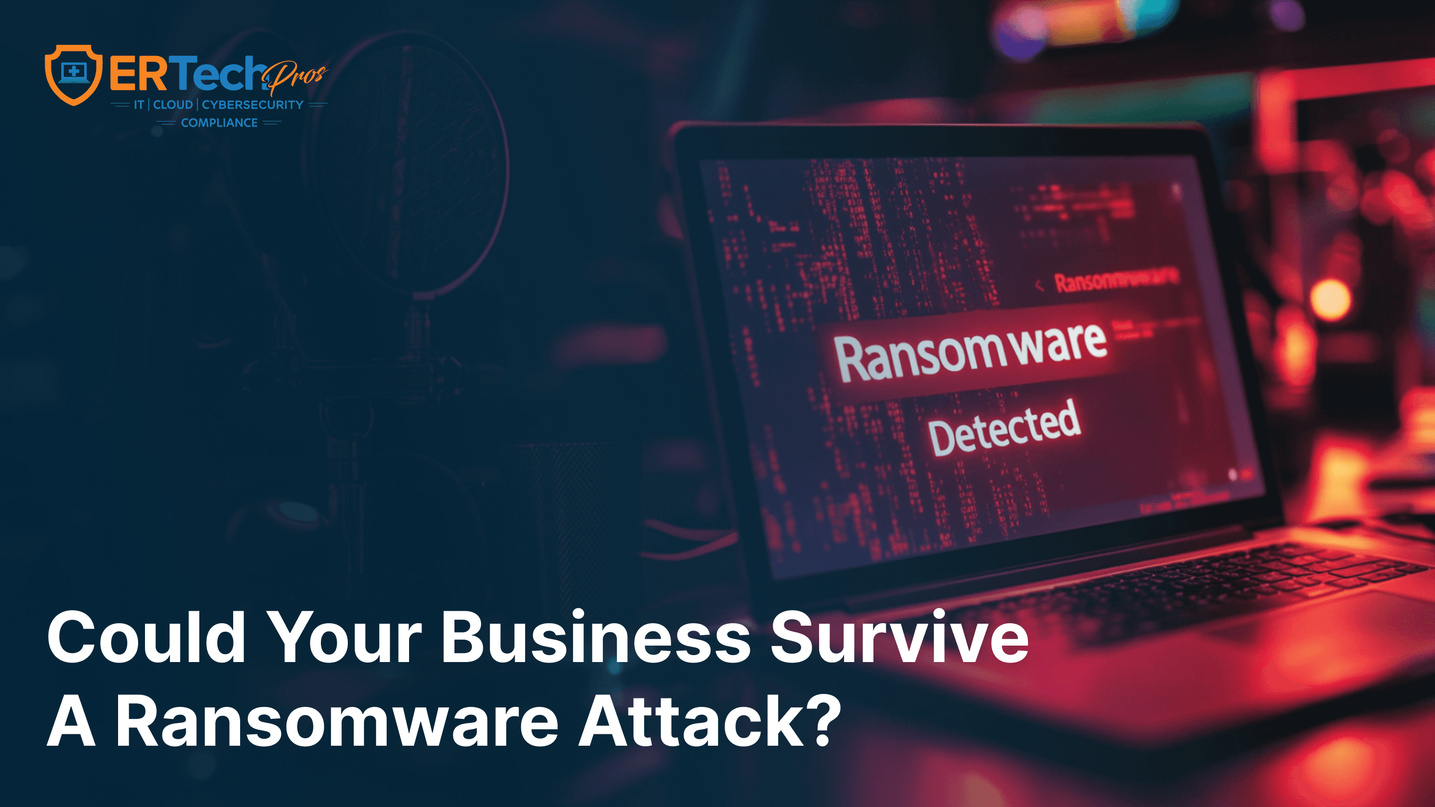Cybersecurity professional reviewing a ransomware prevention checklist and implementing business ransomware protection strategies for a mid-sized organization.