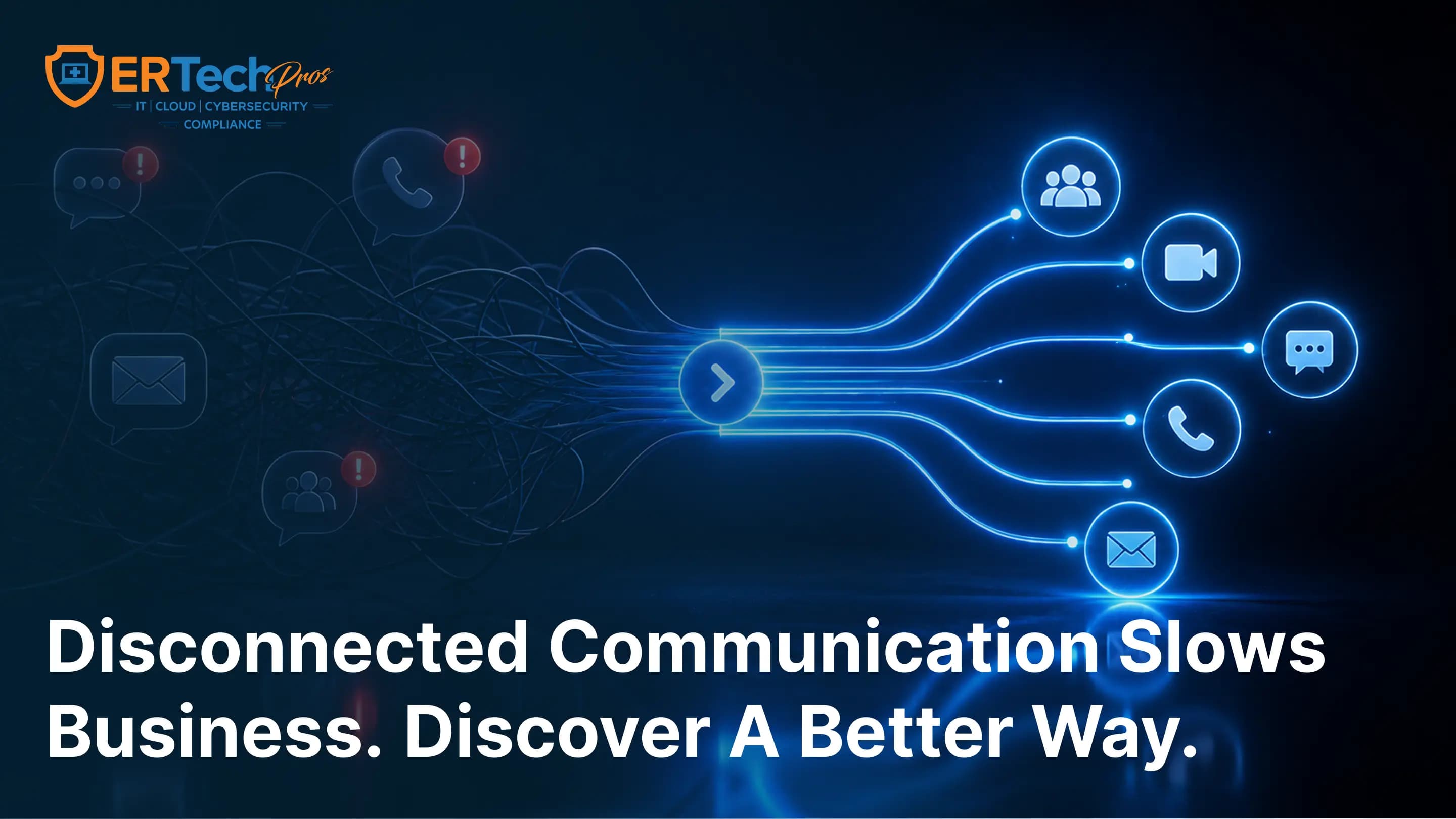 A business team using a unified communications platform that connects calls, video, and messaging on one screen.
