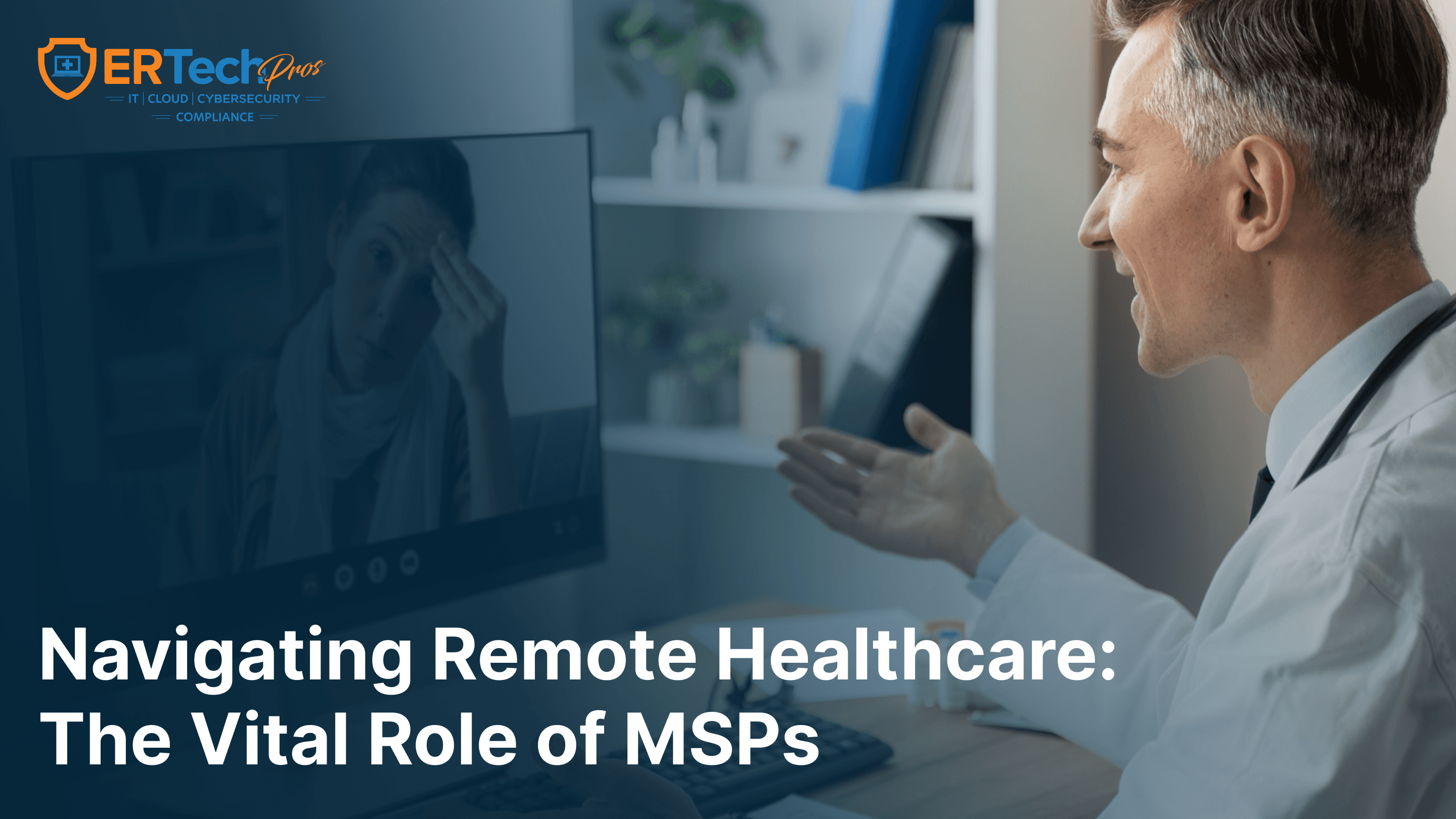 Remote healthcare technology and managed IT services supporting telehealth and remote patient monitoring